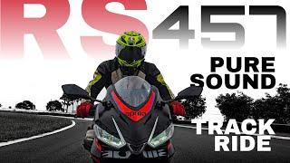 Aprilia RS 457 | My Top Speed | Pure Sound | Track Ride 