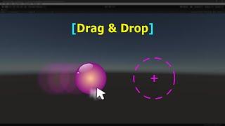 Drag & Drop 3D | World-Space 3D Objects | C# | Unity Game Engine