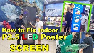 How to fix Full Color HD LED Display Indoor P2 5 LED Poster