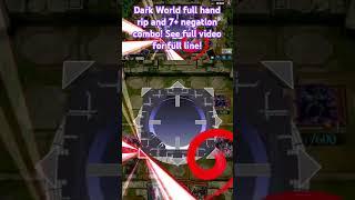 Dark world remove full hand and 7+ interruptions. #yugioh #masterduel #yugiohtcg #yugiohmasterduel