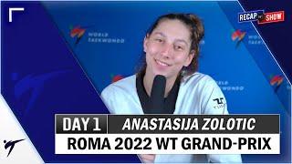 ANASTASIJA ZOLOTIC POST FIGHTS INTERVIEW - BRONZE MEDALIST OF THE ROMA 2022 WT GRAND PRIX