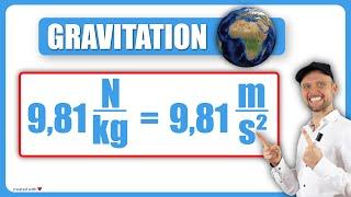 Gravity of the Earth - Why 9.81 N/kg = 9.81 m/s²