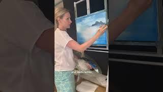 How to paint landscape? Tutorial mit Erklärung für eine Berglandschaft