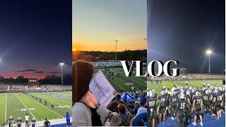 International student vlog | Football season | School life