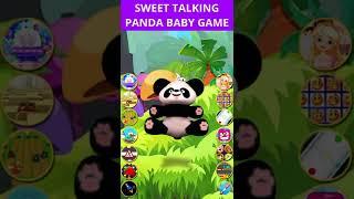 Sweet Talking Panda Baby Game #Shorts