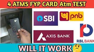 Fyp card ATM test || Fyp atm withdraw test ||