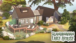 Scandinavian Lake House  | The Sims 4 Speed Build