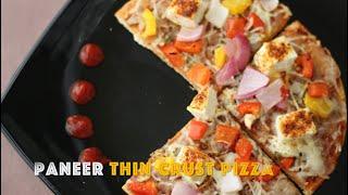 How to make Peri Peri Paneer Veg Pizza (Thin Crust) - Sayali's Kitchenette | RECIPE #10
