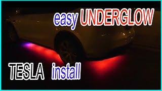 Underglow Installation | Tesla firewall | Accessory Power