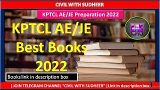 || KPTCL AE JE BEST TEXT BOOKS AND MCQ BOOKS FOR PREPARATION 2022 ||