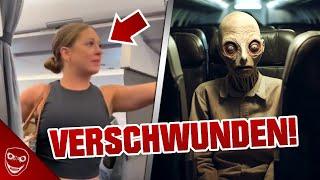 Sie sah etwas GRUSELIGES und VERSCHWAND spurlos! Frau aus dem Flugzeug verschwunden!