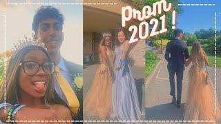 SENIOR YEAR PROM 2021 GRWM TRANSFORMATION + VLOG