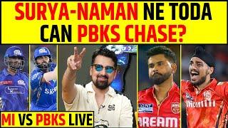 PBKS VS MI: MUMBAI INDIANS 184/7, ARSHDEEP NE KARAYA PBKS KA COMEBACK | MI KAREGA DEFEND?