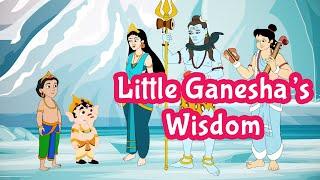 Ganesha and Kartikeya Race Story in English | Indian Mythological Stories | Pebbles Stories