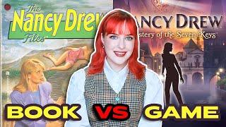 Nancy Drew book vs game: Mystery of the Seven Keys