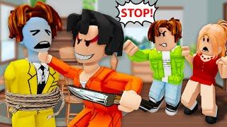 ROBLOX Brookhaven RP - FUNNY MOMENTS: Twin Brothers: Cops and Criminals (Ep 2) | Roblox Idol