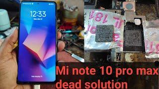 redmi note 10 pro max Full dead no power on solution