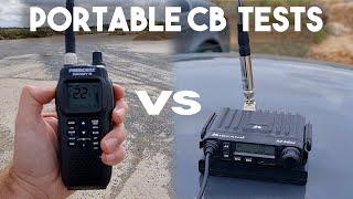 MODERN PORTABLE CB RADIO - PRESIDENT RANDY III vs MIDLAND PORTAPAK 2021 (DIY)