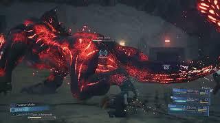 Final Fantasy VII remake Behemoth fight with Joshpottyandrifatto
