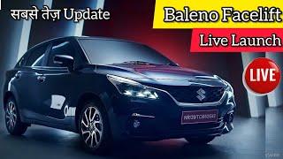 Baleno Facelift 2022 First Looks At Live Event  || Vahan Official