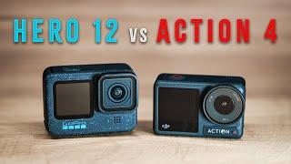 GoPro Hero 12 vs DJI Action 4 - DON'T Buy the Wrong Action Camera!