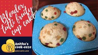 TUTTI FRUITY MUFFINS | HOW TO MAKE VANNILA MUFFINS | MUFFINS RECIPE | ANITHA'S COOK-EEZE