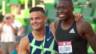 Grant Holloway Runs Past Men's 110m Hurdles Field