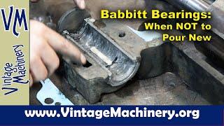 Babbitt Bearings - When Not to Pour New: Inspecting and Freshening Up Jointer Bearings