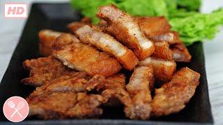 Chinese Air-fry Pork Belly (Video)