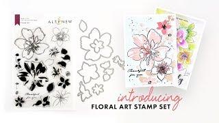 Altenew Stamps Intro - Floral Art