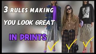 3 Easy Ways to Wear PRINTS in Outfit || Pattern Mixing in Outfit | by.veronikaportfolio |