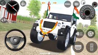 Dollar Song Sidhu Musewala Real Indian New Mode white Thar Offroad Village Driving Gameplay Part1