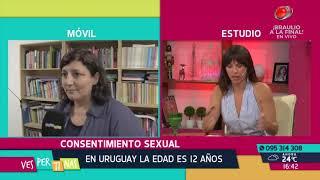 Vespertinas - La edad de consentimiento sexual es de 12 años en Uruguay? 14 de Diciembre de 2018