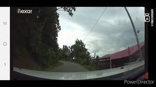 road from makhuntseti to resturante in charnali