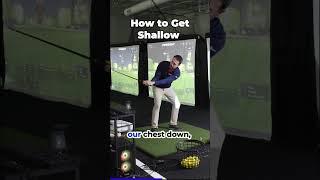 The best tip to help you get SHALLOW in the golf swing