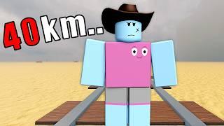 Can I beat Dead Rails By Walking?!? (Roblox)