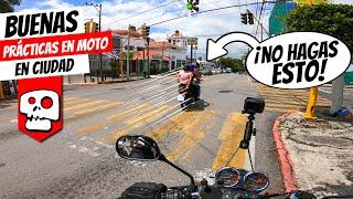 Buenas PRÁCTICAS en moto (Ciudad) ¡Evita accidentes! | Alets Go