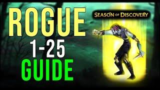 I TRIED EVERY BUILD. Beginner Rogue 1-25 Leveling Guide SoD