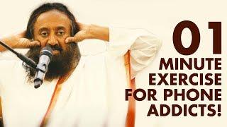 A Simple 1 Min Exercise for Those Who Spend Too Much Time On Laptop | Gurudev Sri Sri Ravi Shankar