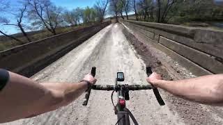 Relaxing Spring POV Gravel Bike Ride in NWA - Fayetteville AR - DJI Action 4