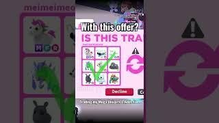 OMG! I TRADED MY MEGA UNICORN! W/F/L | Adopt Me Trading