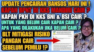 UPDATE PENCAIRAN HARI INI PKH BPNT & BLT MITIGASI YANG BELUM CAIR KAPAN AKAN CAIR ? INFO PENTING 