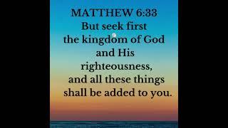 Seek GOD First in all You Do + Watch Him Work Miracles in Your Life