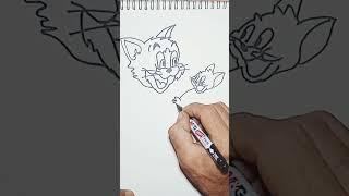 Menggambar Tom and Jerry#edukasiMenggambar #tutorial #gambarKartun #art #drawing