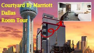 Courtyard by Marriott Downtown Dallas Room Tour: Double Queen 