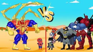 Evolution Of BATMAN vs Evolution Of SPIDER MAN GOLD [2024] : Who Is The King Of Super Heroes?