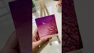 Peaceful Nature in Acrylic | Relaxing #Shorts #ViralShorts #RelaxingArt #RelaxingArt