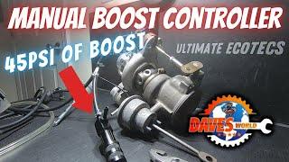 Manual Boost Controller on a 1.4 and 1.5 turbo