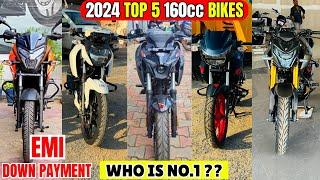 2024 Top 5 Best 160cc Bikes To Buy With Down Payment & EMI | Honest Opinion Best 160cc Bike For You?