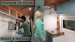 Hängeschränke im Camper selber bauen - Viel Stauraum im Van schaffen | DIY Ducato Ausbau Vlog Teil18